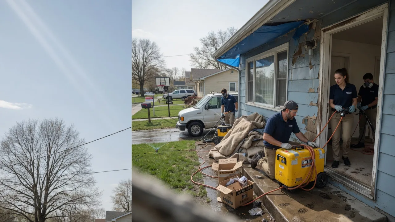 Basement Flood Cleanup in Vado, NM near me